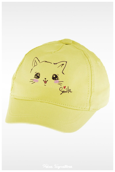 PIECE SIGNATURE 100% Cotton Baby Girl Sun Hat (0-18 Months) (Size 44-46)