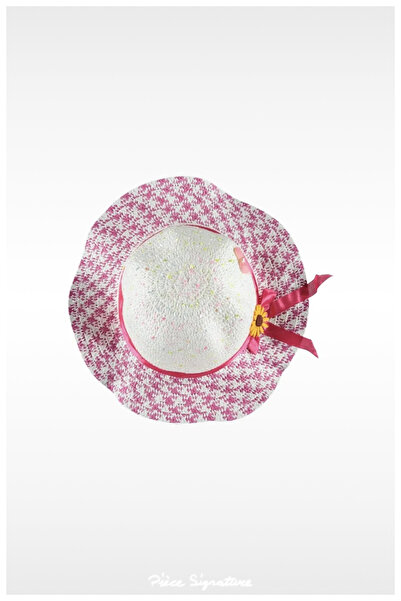 PIECE SIGNATURE Girl's Straw Hat (Age 5-9)