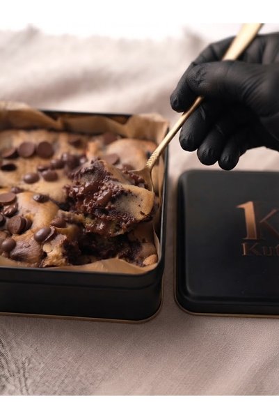 1Kutu Royal Scoop Belçika Çikolatası Dolgulu Ganaj Premium New York Cookie (4...