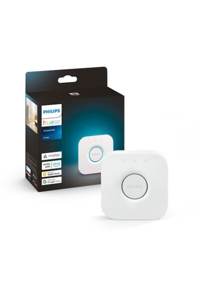 Philips Hue Hub wireless Hue (consolă), Zigbee, compatibil cu gama Hue, contr...
