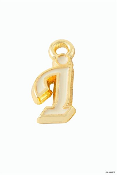 ZERO LAND Aconcept Yellow Colored Tassel Pendant (191343) Letter I