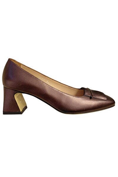 NISH N2554 Genuine Leather Classic Heeled Shoes