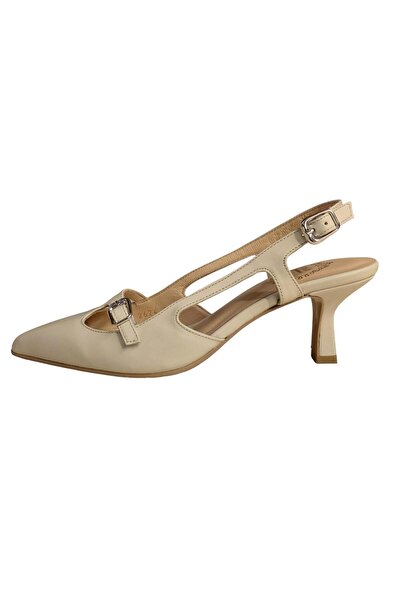 NISH N2624 Women's Genuine Leather Heeled Classic Shoes