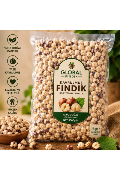 Genel Markalar TAZE KAVRULMUŞ DOĞAL FINDIK (500 GR)