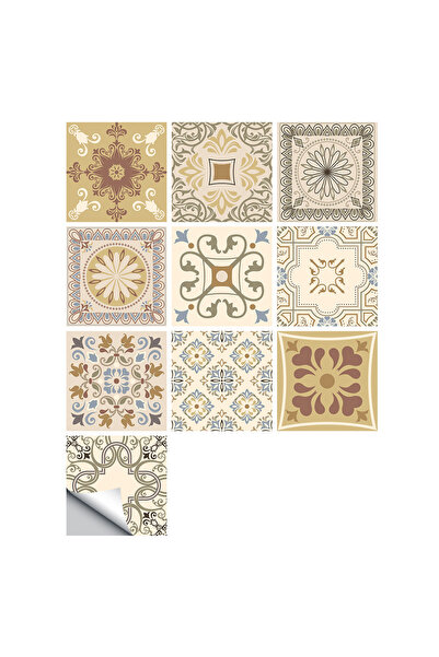 Koanni Plăci autoadezive din PVC tip patchwork, set de 10, tapet 20x20cm zm-0...
