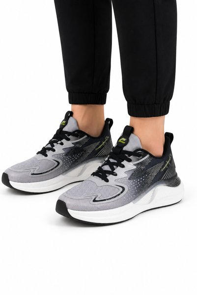 Jagulep Men's Imported Foam Sole Sports Shoes Gray