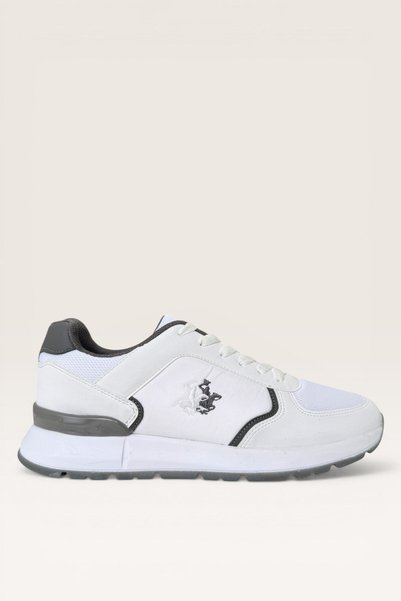 Jagulep Men's Orthopedic Airfile Walking Sneaker Sports Shoes White