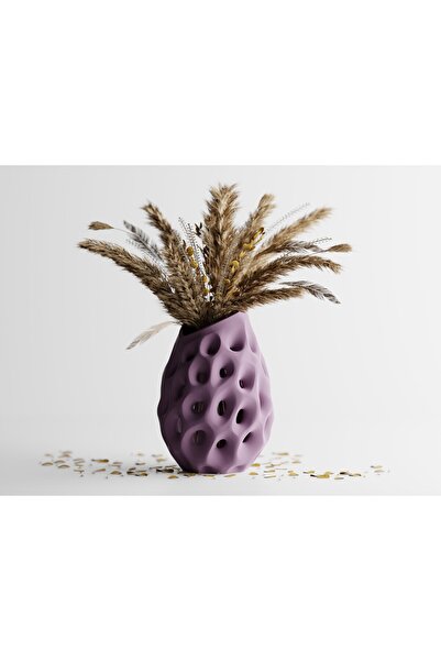 LayerCrew Vază decorativă Pora 14 cm 9.7 cm 9.8 cm Muted Purple