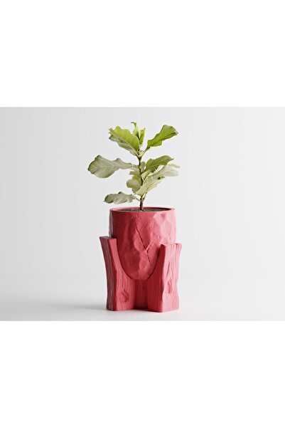 LayerCrew Ghiveci decorativ cu suport Grotia 12.2 cm 10.2 cm 10.3 cm Pink