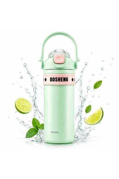 Generic BOSHENG Kids Water Bottle with Flip-Top Lid and Carry Handle