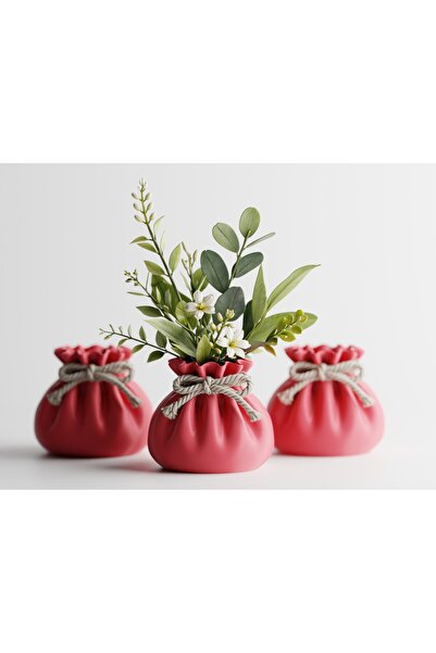 LayerCrew Vază decorativă Lazora 13.6 cm 12 cm 13.8 cm Pink