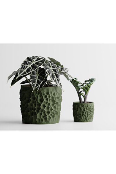 LayerCrew Ghiveci decorativ Cratera 12.1 cm 14.1 cm 14.2 cm Dark Green