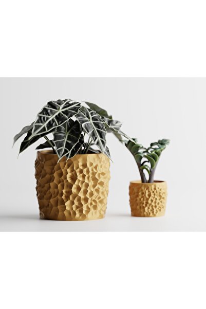LayerCrew Ghiveci decorativ Cratera 8.1 cm 9.4 cm 9.5 cm Gold