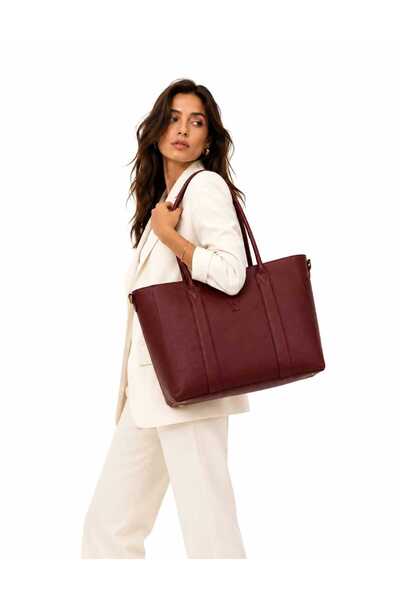 VALISENTER Premium Deri Tote Çanta