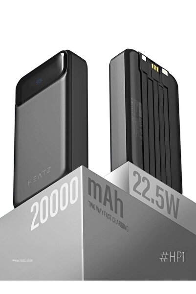 HEATZ Power Bank, 20000 mAh Portable Charger with LED Display, 22.5W Fast Cha...