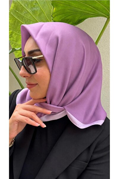 Firuze scarf Lila Degrade Pattern Soft Cotton Scarf