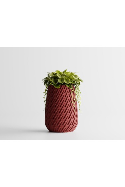 LayerCrew Vază decorativă Thyren 14 cm 10 cm 10 cm Dark Red