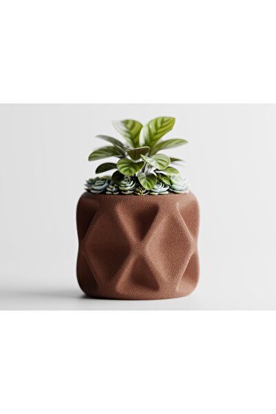 LayerCrew Ghiveci decorativ Tervielle 8.3 cm 10 cm 10.5 cm Brown