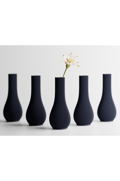 LayerCrew Vază pentru un fir Rini 18 cm 8 cm 8 cm Dark Blue