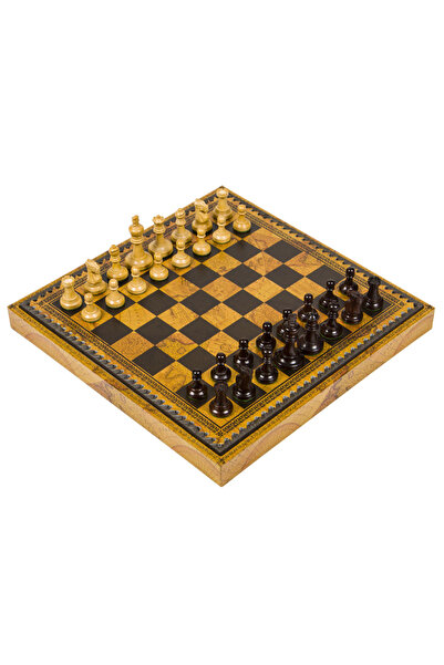 İTALFAMA Set 3-în-1: Șah + Dame + Table 35×35 cm, Clasic