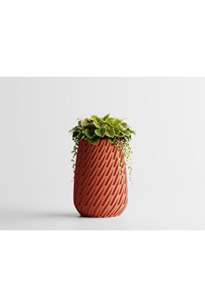 LayerCrew Vază decorativă Thyren 10 cm 7.1 cm 7.1 cm Muted Red