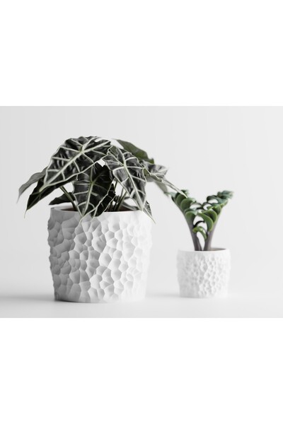 LayerCrew Ghiveci decorativ Cratera 8.1 cm 9.4 cm 9.5 cm Jade White