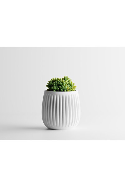 LayerCrew Ghiveci decorativ Columna 8 cm 8.1 cm 8.1 cm Jade White