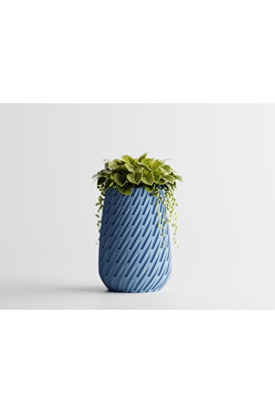 LayerCrew Vază decorativă Thyren 10 cm 7.1 cm 7.1 cm Muted Blue
