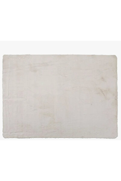 OEM Covor Decorativ Alb din Imitatie de Blana Rabbit 190x140cm