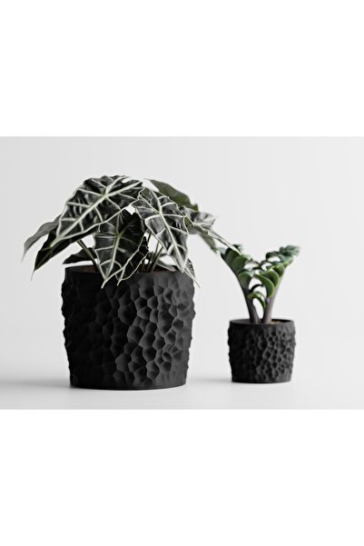 LayerCrew Ghiveci decorativ Cratera 6.1 cm 7 cm 7.1 cm Charcoal