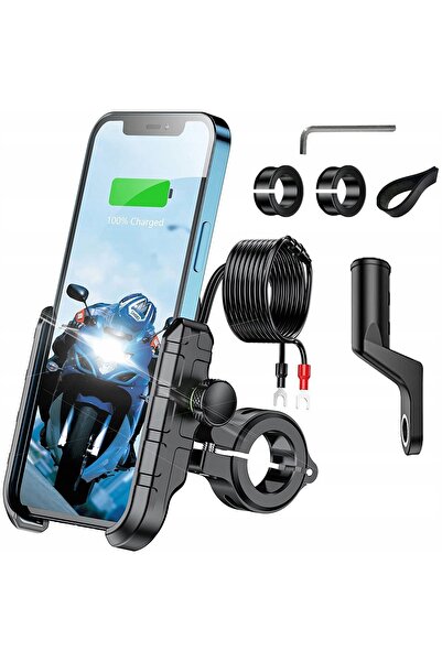 Other Suport telefon motocicletă cu încărcare wireless Qi 12/24V