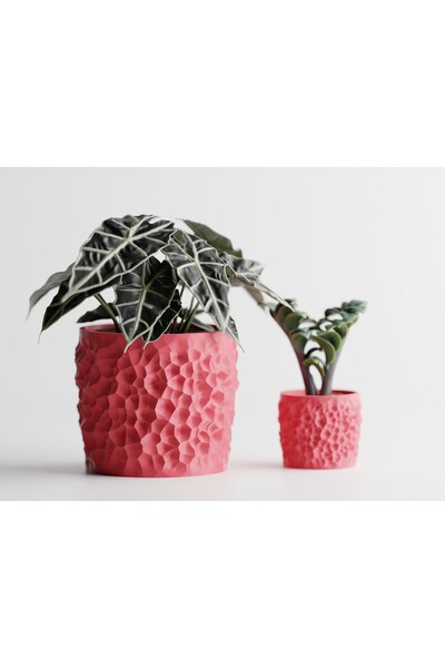 LayerCrew Ghiveci decorativ Cratera 10.2 cm 11.8 cm 11.9 cm Pink