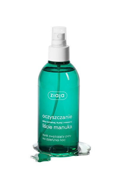 Ziaja Toner/Spray cu frunze de Manuka pentru curățare și strângerea porilor 2...