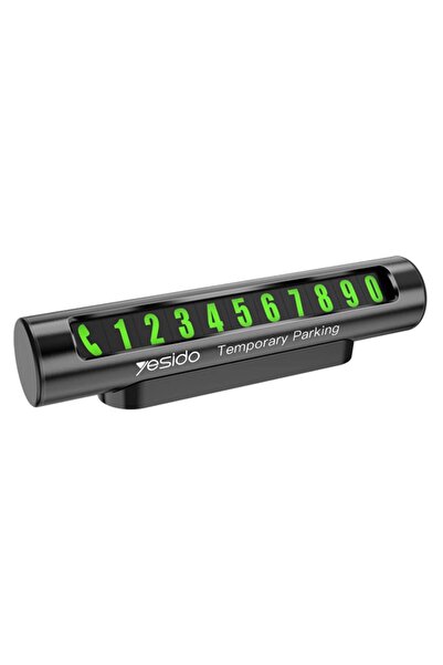 Yesido Suport afișaj auto C 68, cifre magnetice luminoase – Negru