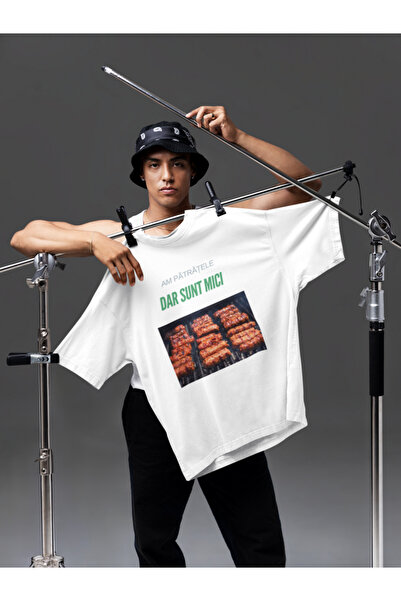 ROLY Tricou, alb - imprimeu DTF colorat, unisex L