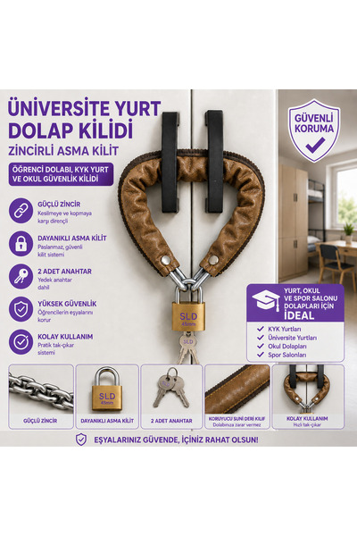 beneficio Öğrenci Yurt Dolap Kilidi