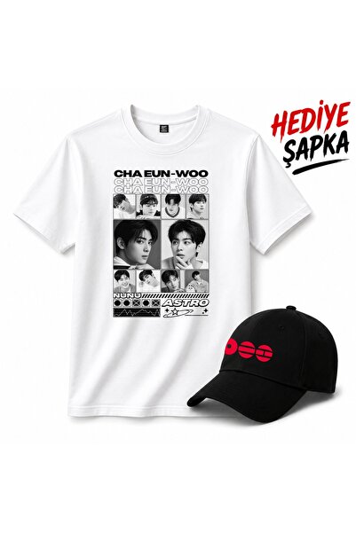 barsdepo Μπλουζάκι με στάμπα Cha Eun-woo Astro, Ποιότητα PREMIUM Unisex για Π...