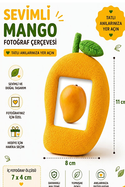 BRE HOME Mango Model Dekoratif Mini Fotoğraf Çerçevesi (İç Ölçü: 7x4 cm) - He...