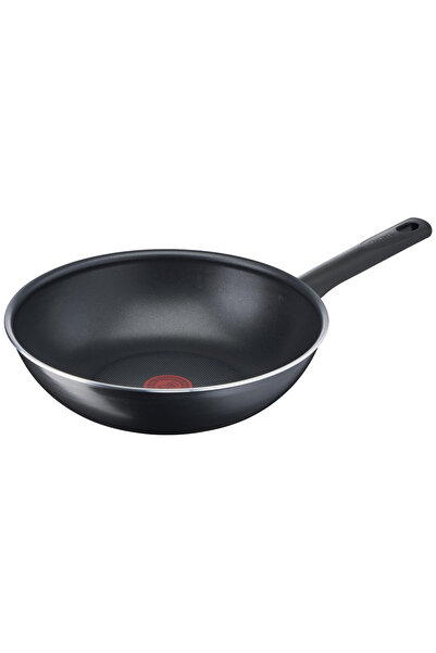 TEFAL Tigaie wok Day By Day B56419AZ, 28 cm, Strat antiaderent din titan, The...