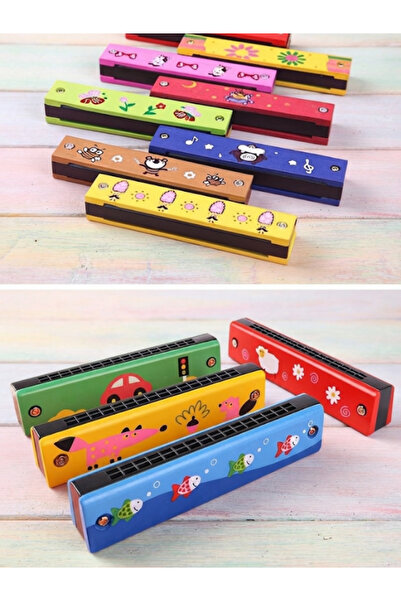 mucit home Ahşap Mızıka Nefes Egzersizi Çocuk Müzik Aleti - Okul Eğlence Hediye