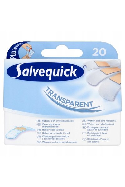 ORKLA Salvequick TRANSPARENT 12X20 bucăți / 5247