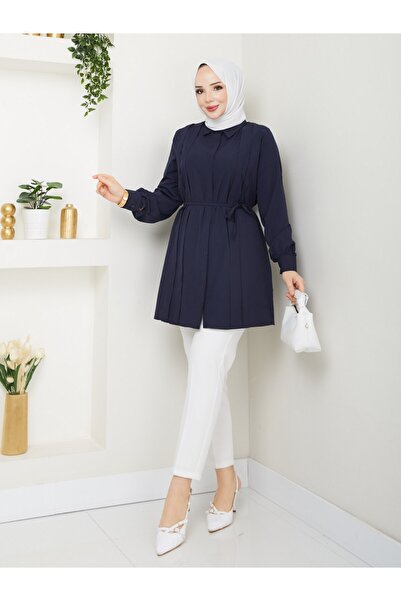 moda periy ASYA TUNİK LACİVERT
