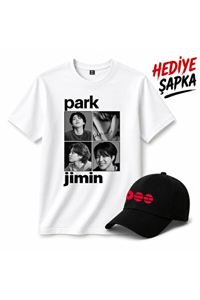 barsdepo JIMIN PARK - Μπλουζάκι με στάμπα BTS, Ποιότητα PREMIUM Unisex για Πα...
