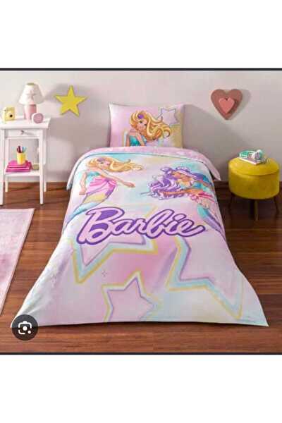 Taç Licensed Barbie Mermaid 120X200Cm Single Duvet Cover Set with Elastic Sheets