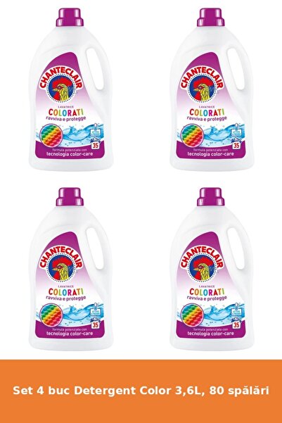 Chanteclair Set 4 Detergent Color, 3,6L, 80 Spălări