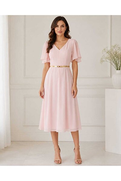 Bad Ro24-06 - Pink women's dress