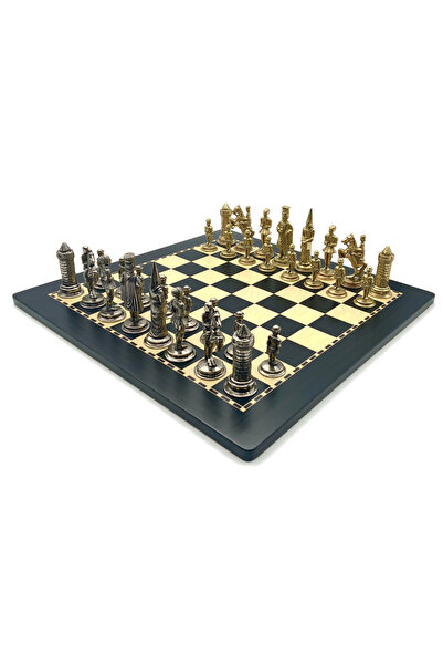 İTALFAMA Set de șah italian de lux Camelot Medio 40x40 cm