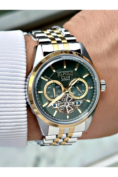 JG. Polo Club Automatic Mechanism Steel Cord Men Wristwatch 4416Mr
