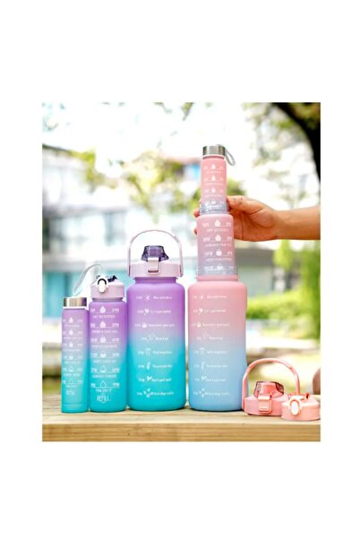 FunFlex MİNİ BOY 300 ml Matara Suluk Pipetli Suluk Renkli Suluk Küçük Suluk Mini Matara (TEKLİ MATARA)