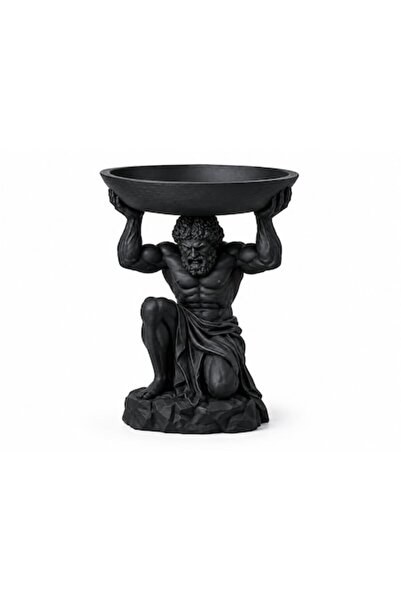 OEM Tavă decorativă pentru mărunțișuri cu statuetă Atlas, Organizator pentru ...